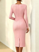 Vestido Midi Moneli Fleur