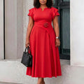 Vestido Midi Moneli Fiore