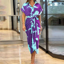 Vestido Midi Moneli Contrast
