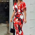 Vestido Midi Moneli Contrast