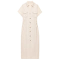 Vestido Midi Moneli Denim