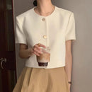 Blazer Cropped Moneli Essenza
